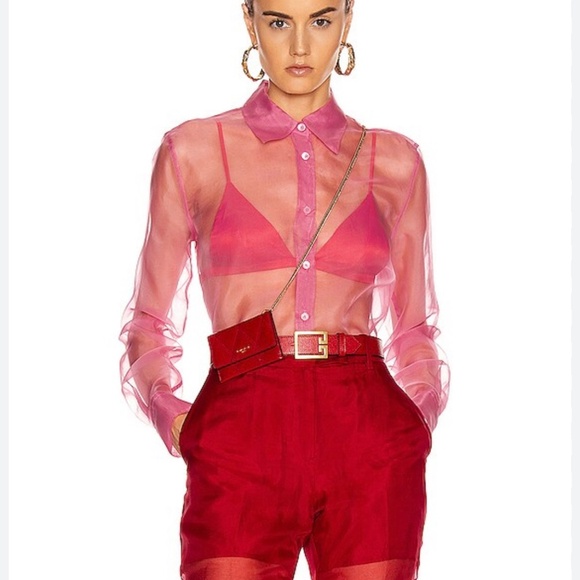 Helmut Lang Organza Shirt...NWT - Picture 1 of 11